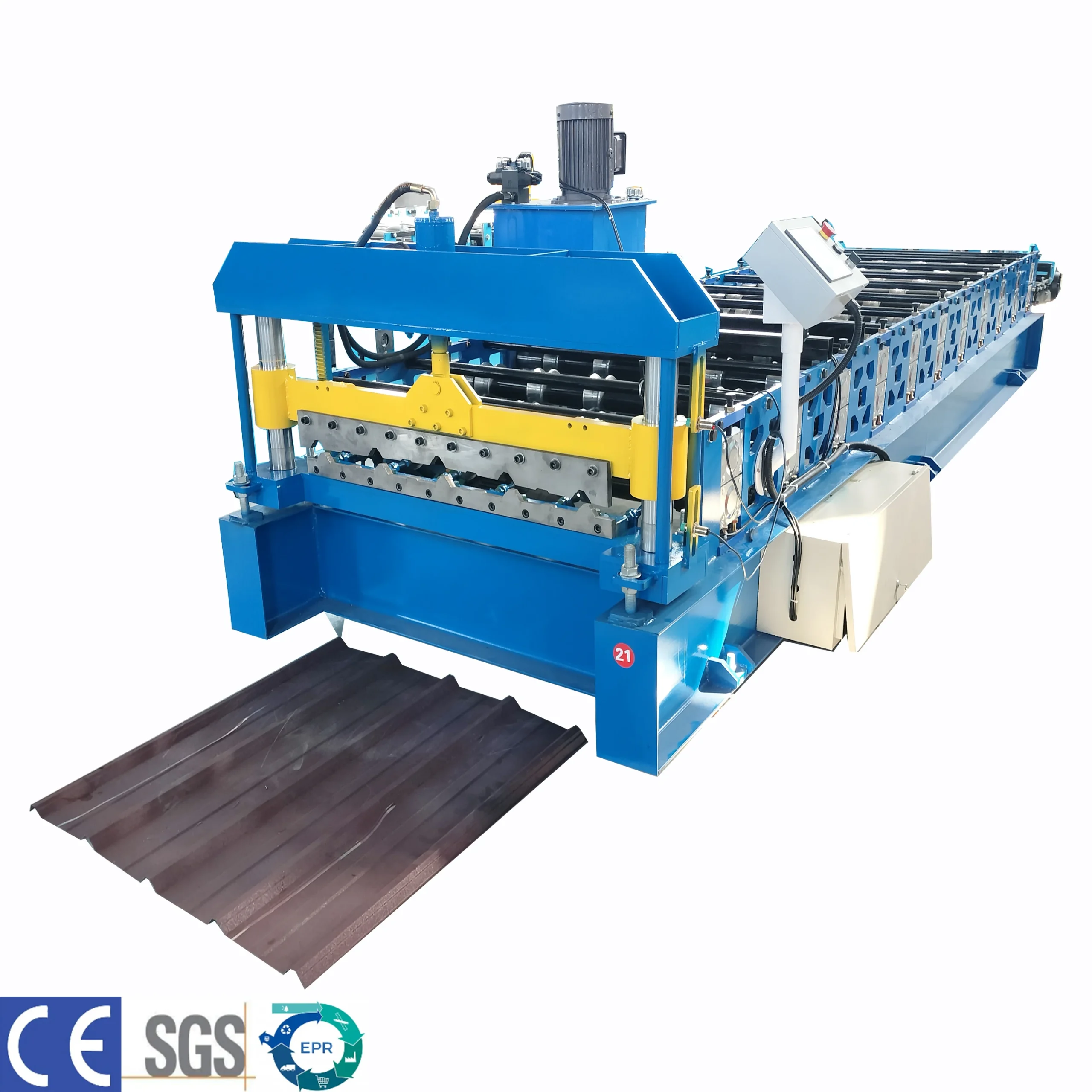 Single Layer 840 Roof Sheet Making Machine