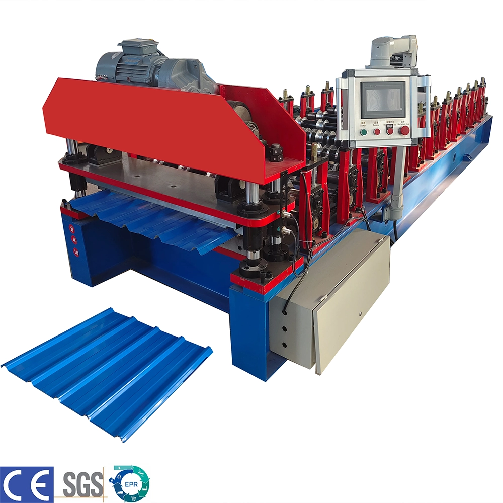 Single Layer 840 Trapezoid Roof Roll Forming Machine