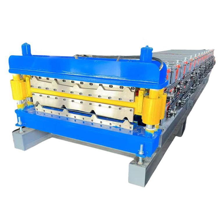 Precision cold roll forming equipment from Henan Wadley CNC Machinery in production